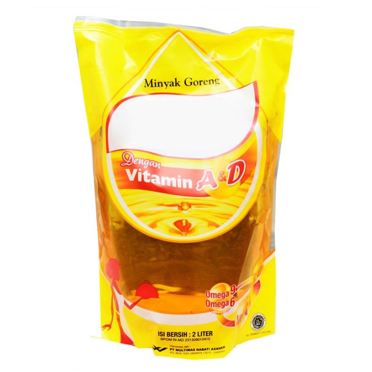 Postavte vrecko na olej z jedlého oleja