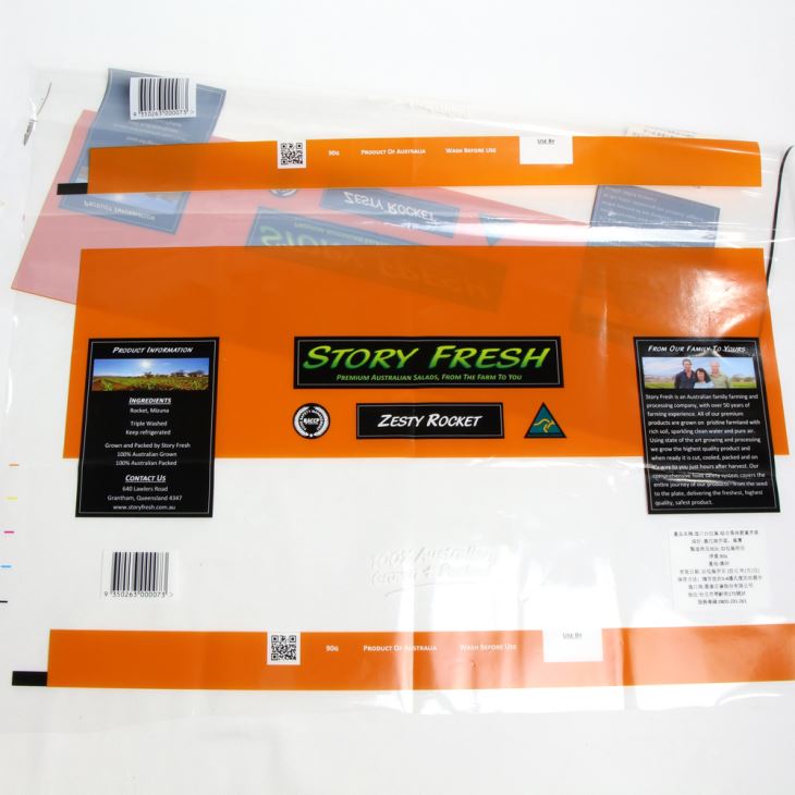 35 Micon Anti-fog film BOPP používaný na balenie zeleniny / šalátov