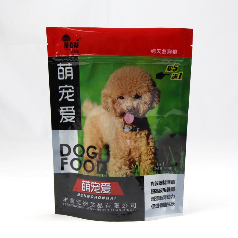 Stand Up balenie potravín pre psy s oknom Stand Up Dog Food Packaging With Window