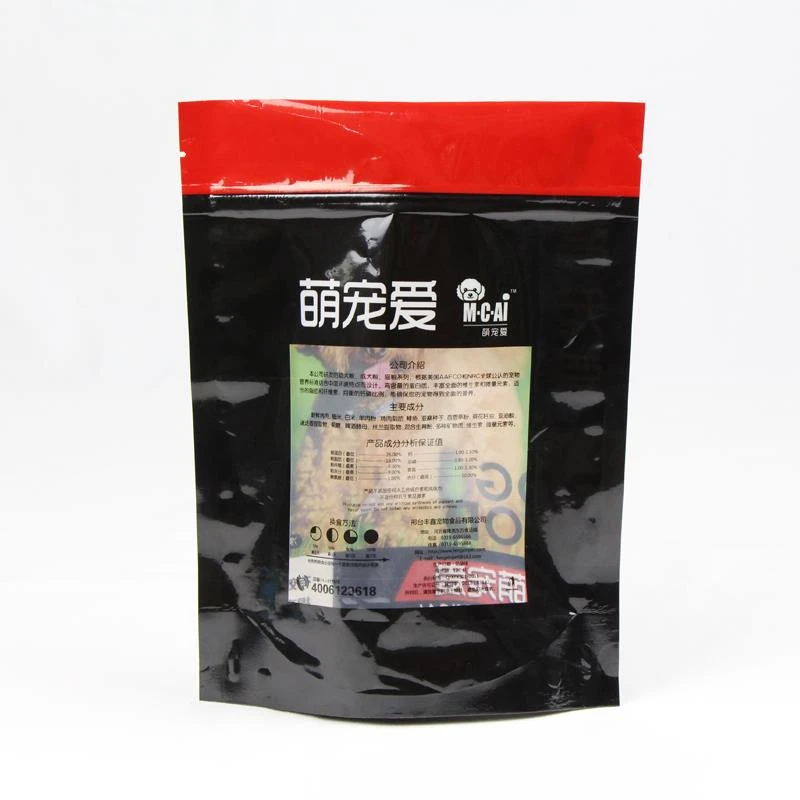 Stand Up balenie potravín pre psy s oknom Stand Up Dog Food Packaging With Window