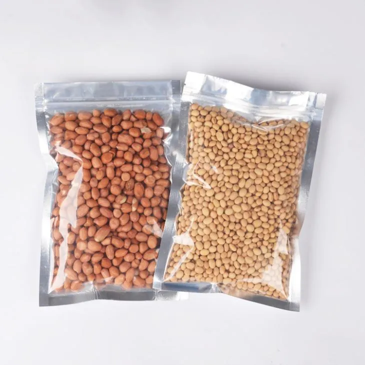 Rôzna bočná hliníková fólia Trojstranná tesniaca taška na matice