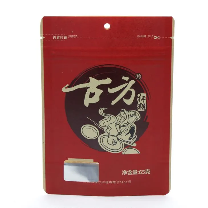 Hliníková fólia vstaňte vrecko na balenie potravín Kraft so zipsom