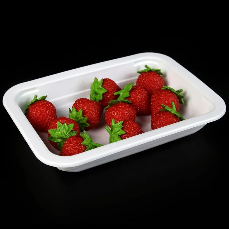 Plastový podnos na balenie čerstvého ovocia