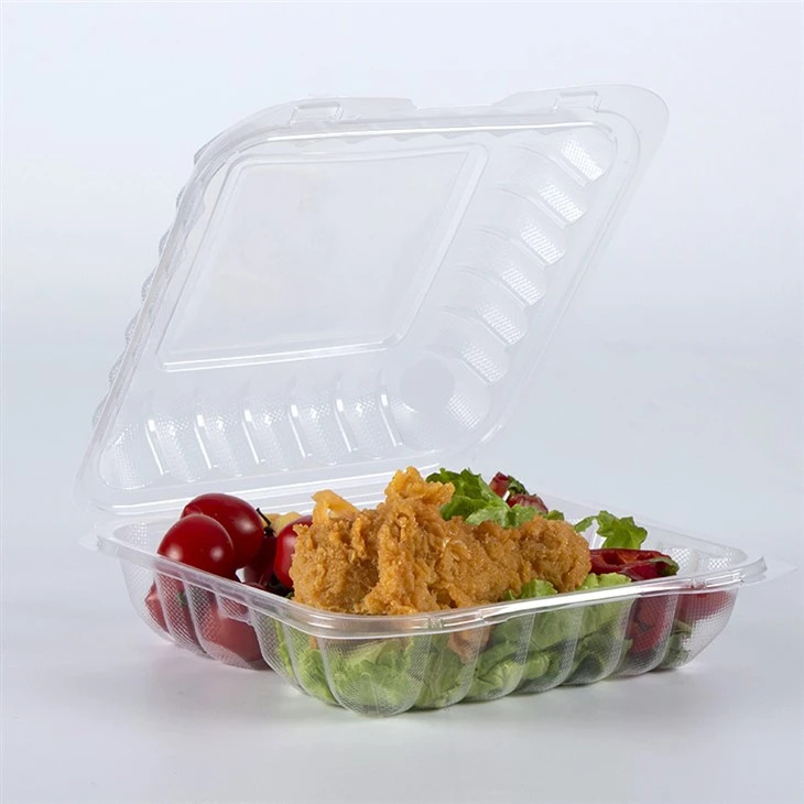 Jednorazové priehľadné nádoby Bento Box