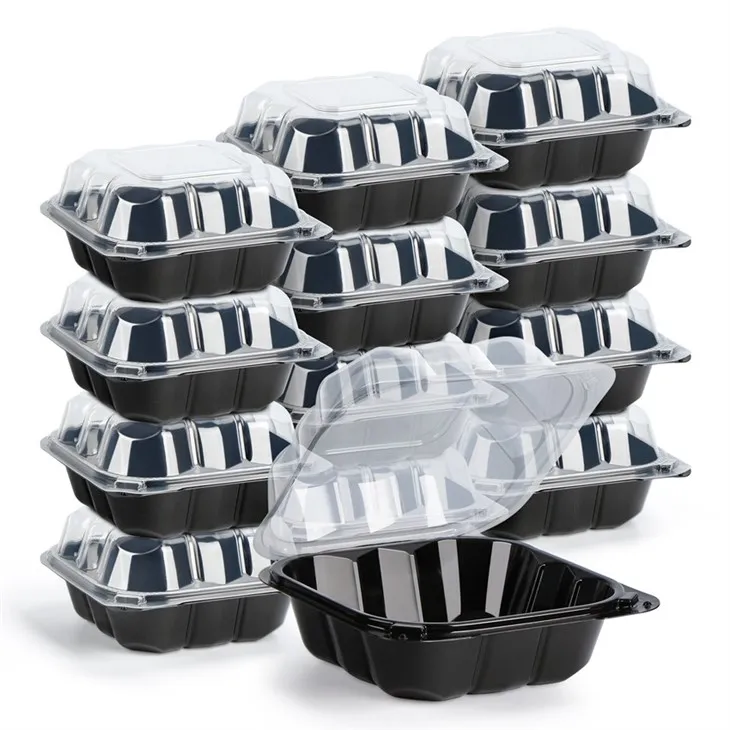 Jednorazová vyťahovacia sklopná nádoba Bento